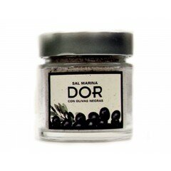 Sal marina "Dor" con olivas negras