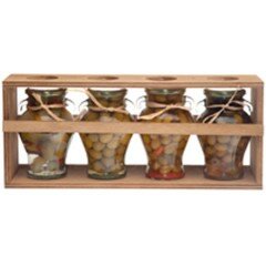 Estuche de madera aceitunas 