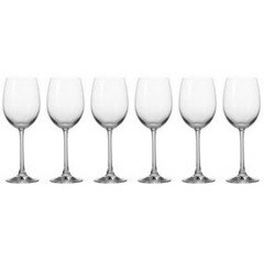 6 Copas de vino blanco