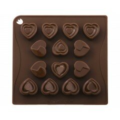 Molde multiporción Hearts