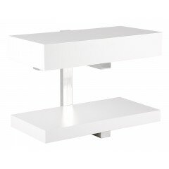 Mesa con cajón blanca