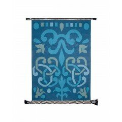 Arabesco reversible azul 150x200 cm