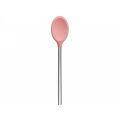 Cuchara silicona rosa claro