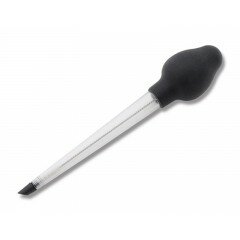 Inyector de salsa con cepillo limpiador