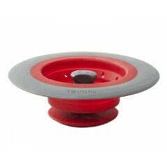 Tapón para desagüe rojo
