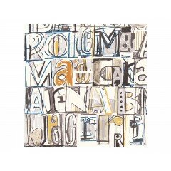 Papel Letras multicolor