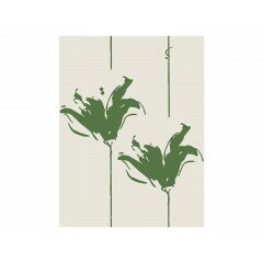 Papel Lirios verde