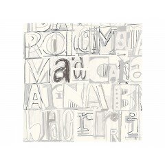 Papel Letras gris
